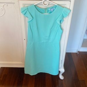 She And Sky Teal Dress